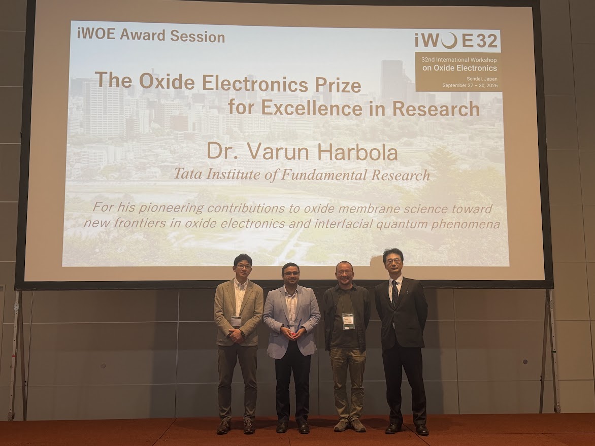 Varun Harbola award ceremony